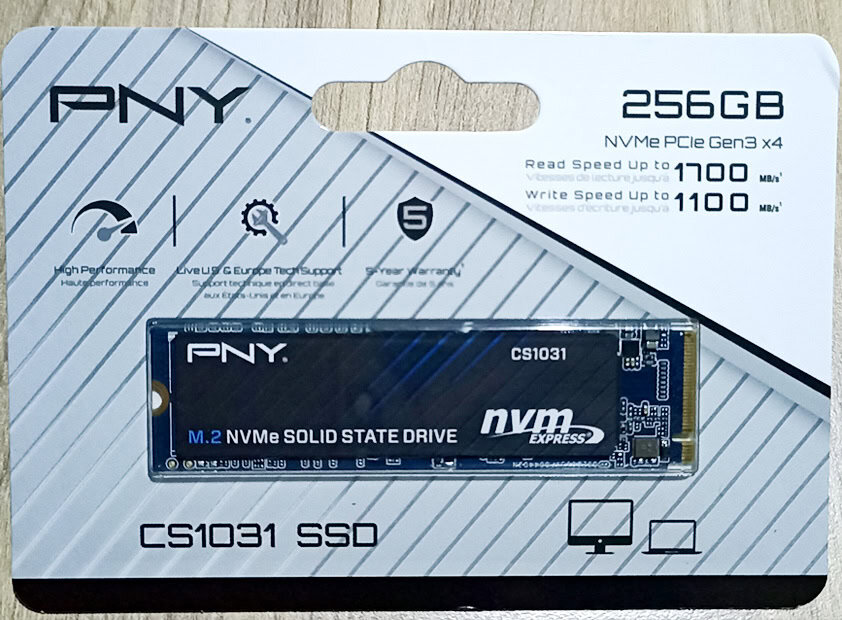 PNY CS1031 256GB M.2 NVMe SSD Review | GPCB